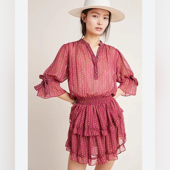 MISA Los Angeles Inge Mini Dress in Sz L - Picture 2 of 9